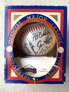 Vtg 1982 San Francisco Giants Official MLB Autographed Baseball